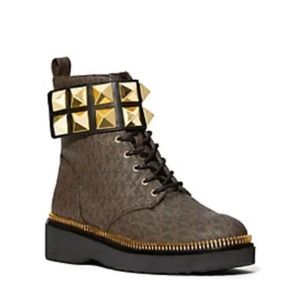 Michael Kors Studded Combat Boot - Women’s Size 6